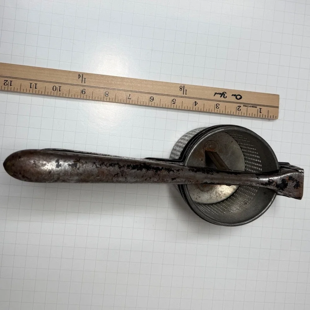 Vintage Black Hawk O'Brien & O'Brien Potato Ricer Metal Kitchen Tool